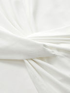 Mock Neck Sleeveless Top with Ruched Detail