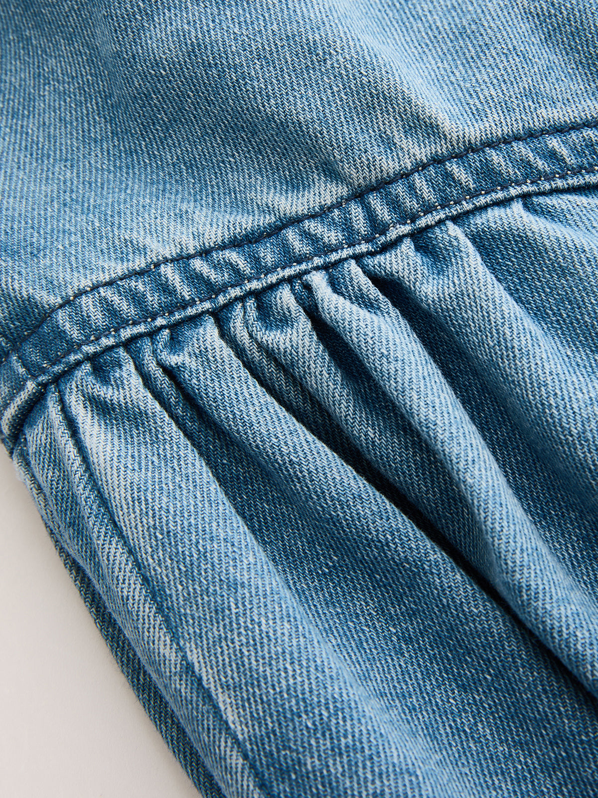 Denim Sleeveless Maxi Dress with Open Back