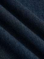 Sleeveless Midi Dress with Flared Denim Design