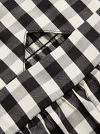 Gingham Cotton Maxi Dress with Cutout Cami Detail