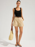 Backless Square Neck Bodysuit Without Bra