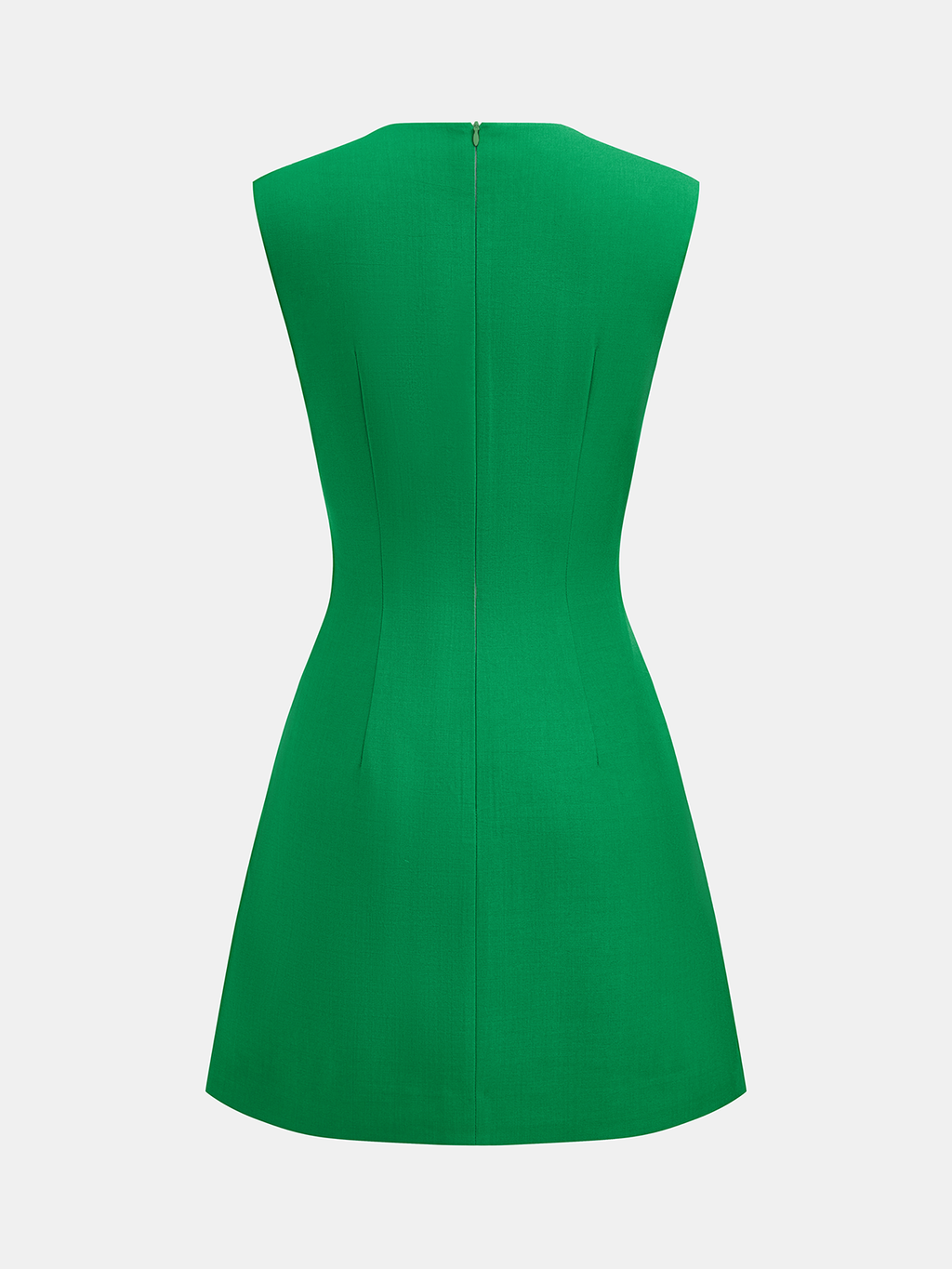 Sleeveless Mini Dress with Buckle Waist Detail