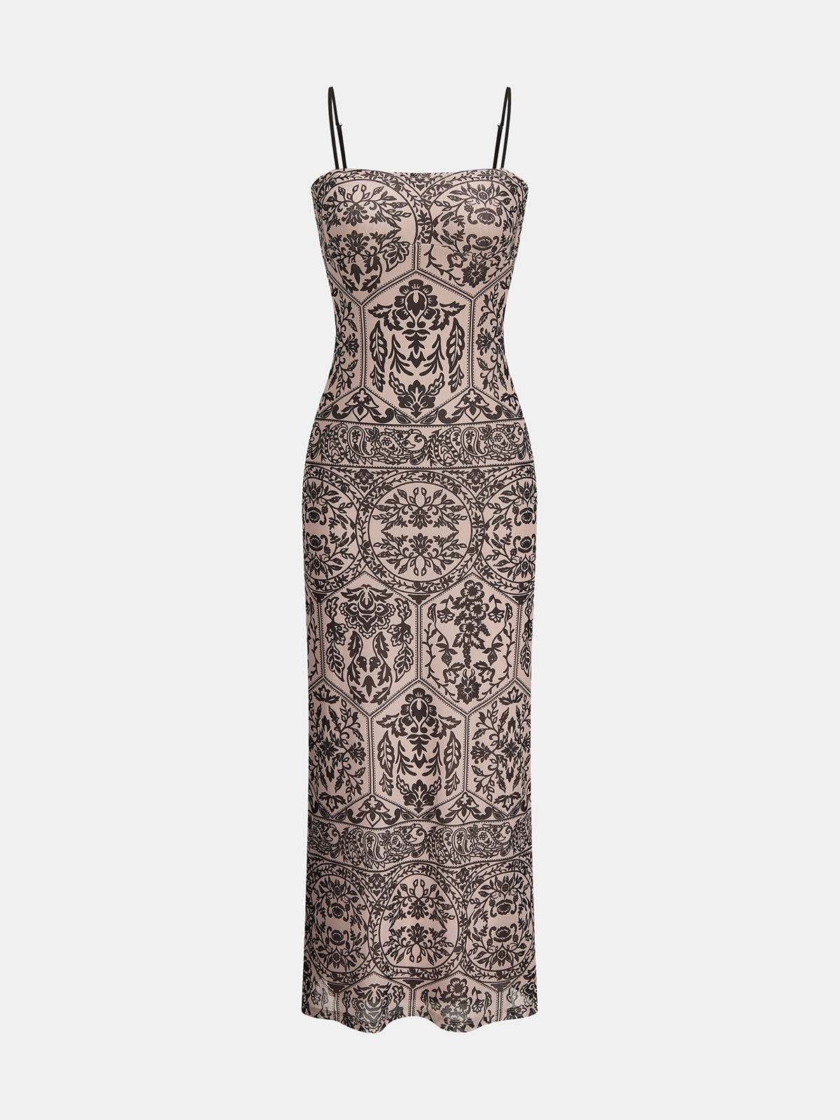 Flowy Sleeveless Maxi Dress with Camisole Top