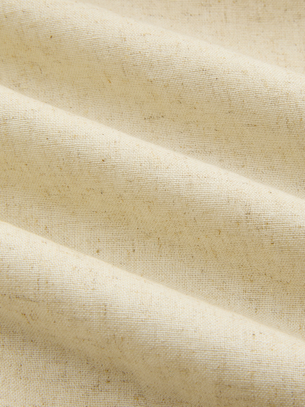Linen-Blend V-Neck Maxi Dress with Belt