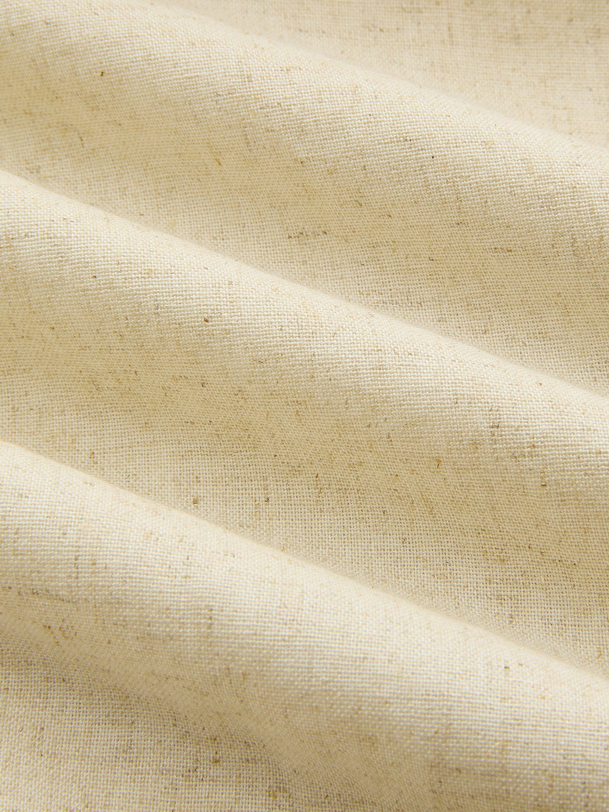 Linen-Blend V-Neck Maxi Dress with Belt