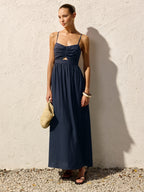 Sleeveless Camisole-Style Long Dress