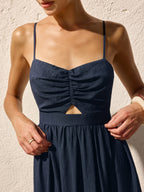 Sleeveless Camisole-Style Long Dress