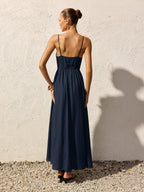 Sleeveless Camisole-Style Long Dress
