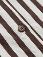 Striped Sleeveless Dress with Tie Waist Maxi Length