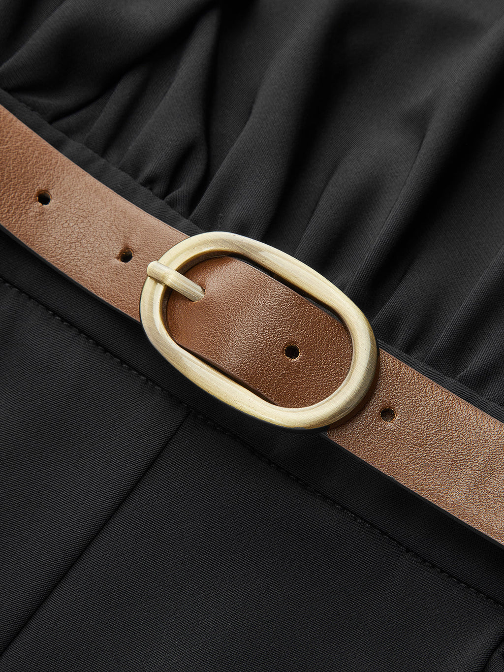Asymmetric Sleeveless Romper with Tailored Belt