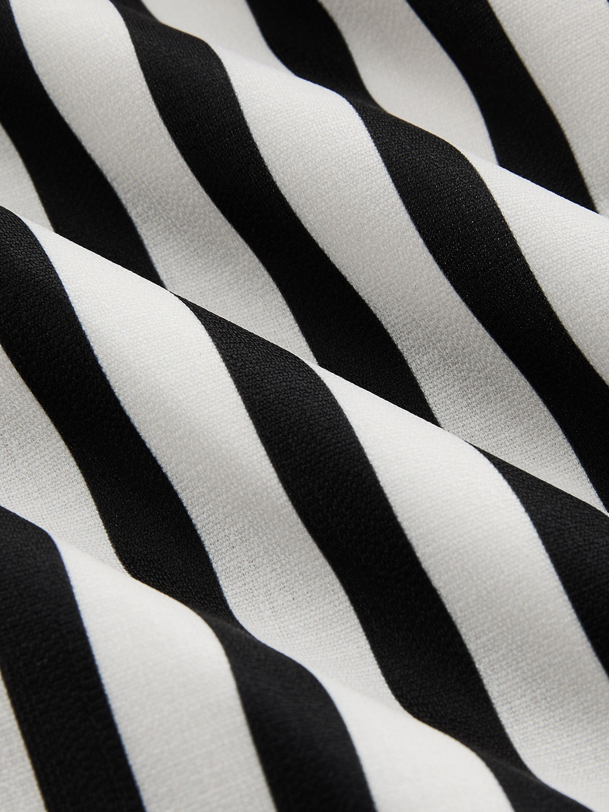 Stripe Design Backless Dress with Pockets