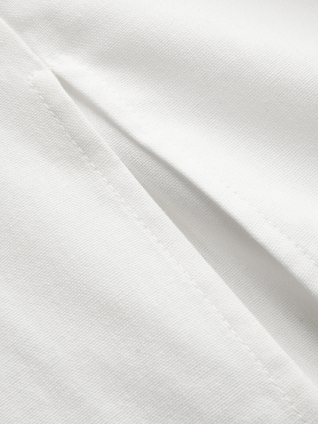 Cotton-Linen V-Neck Dress with Sleeveless Bow Split