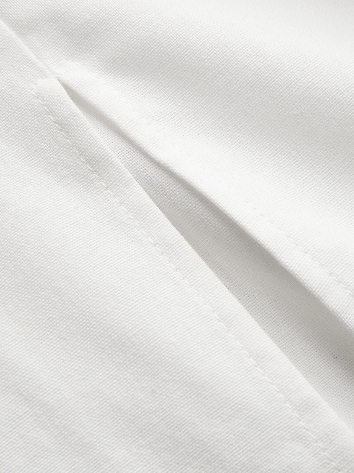 Cotton-Linen V-Neck Dress with Sleeveless Bow Split