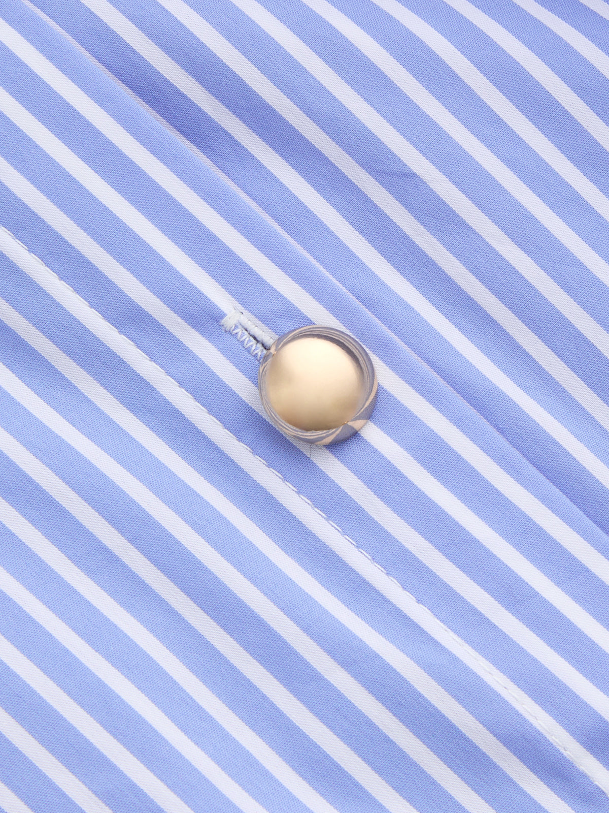 Striped Sleeveless Maxi Dress with Collar and Buttons
