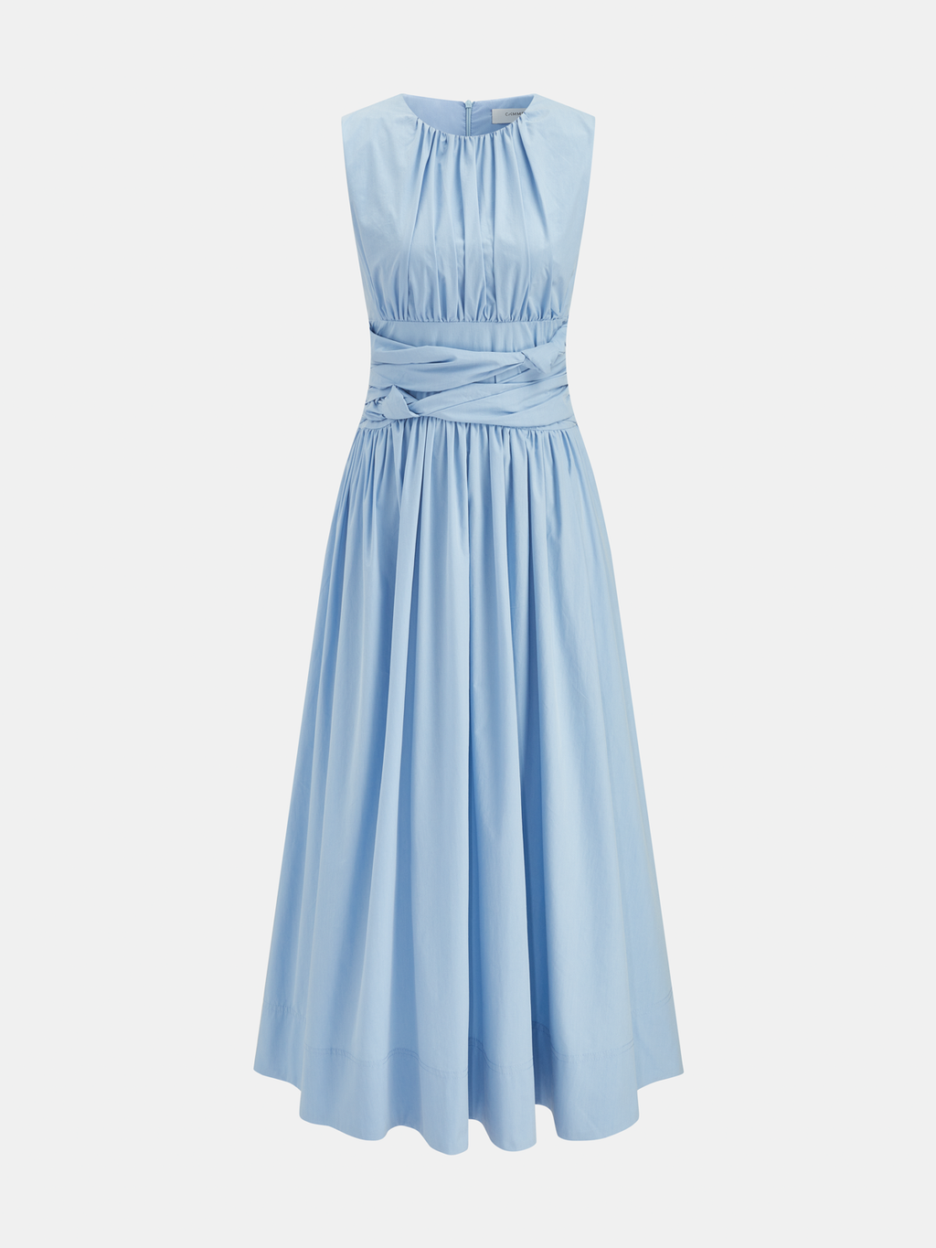 Ruched Waistline Elegant Long Dress