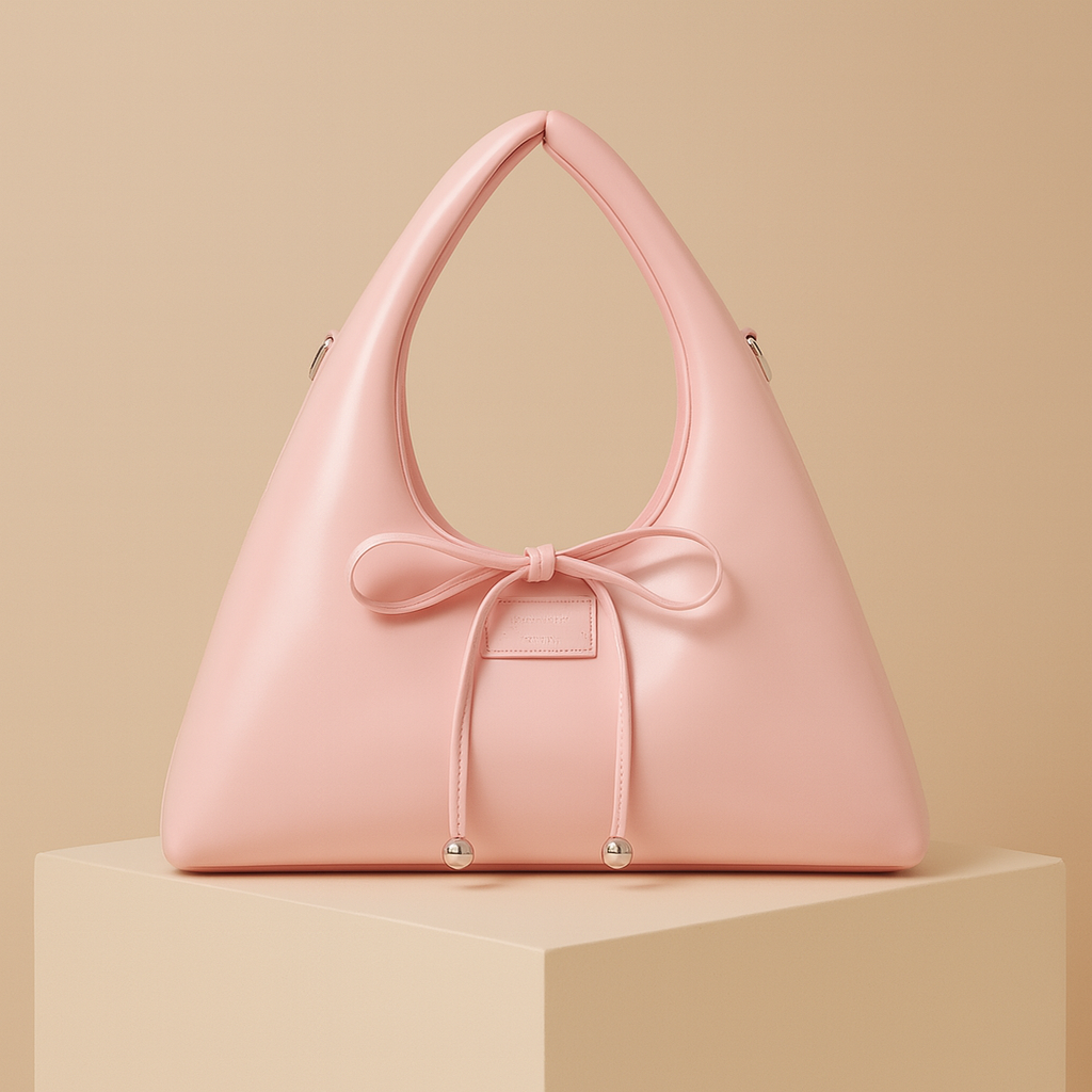 Lola | Pink Crossbody Bow Mini Bag