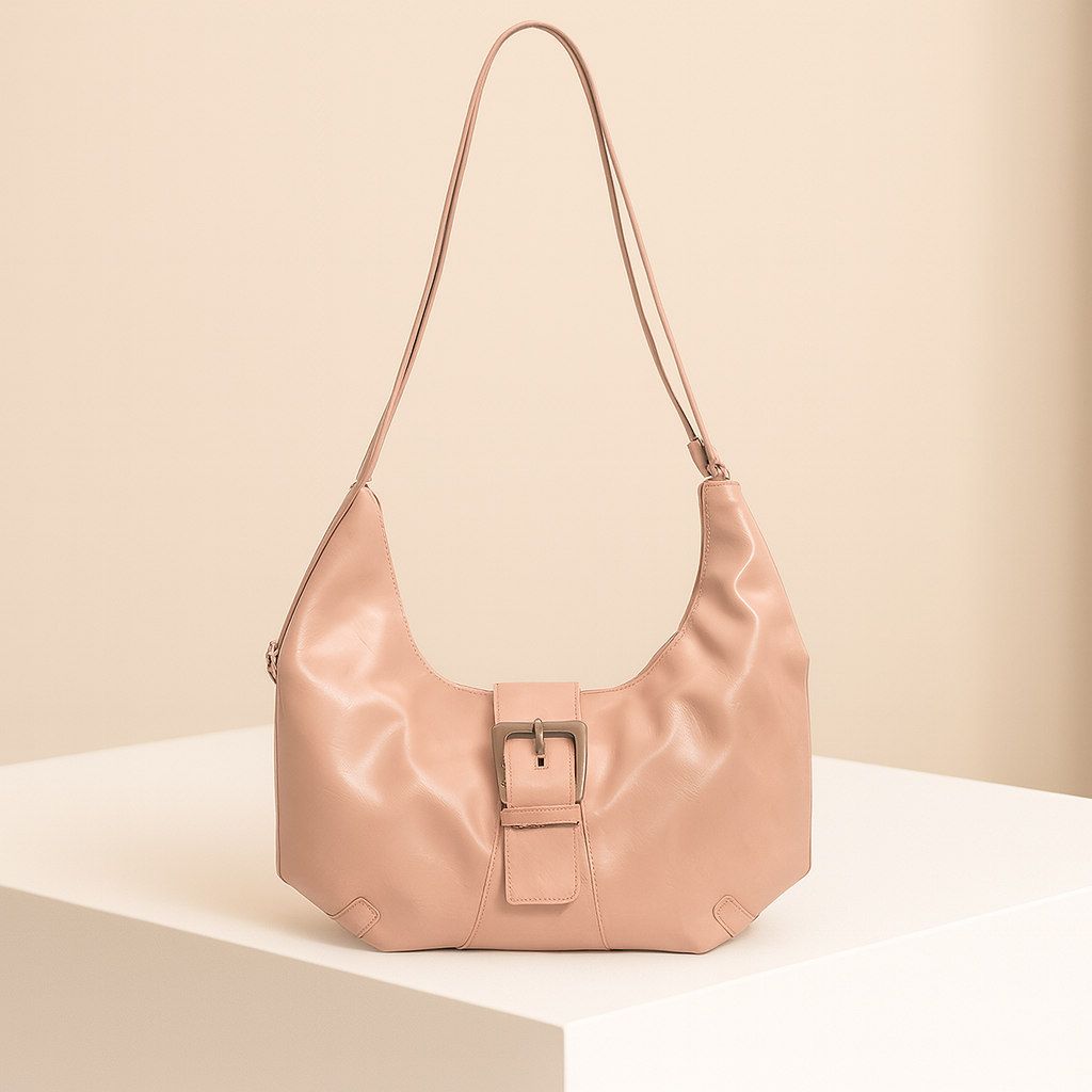 Léa | Pink Retro Crossbody Tote Bag