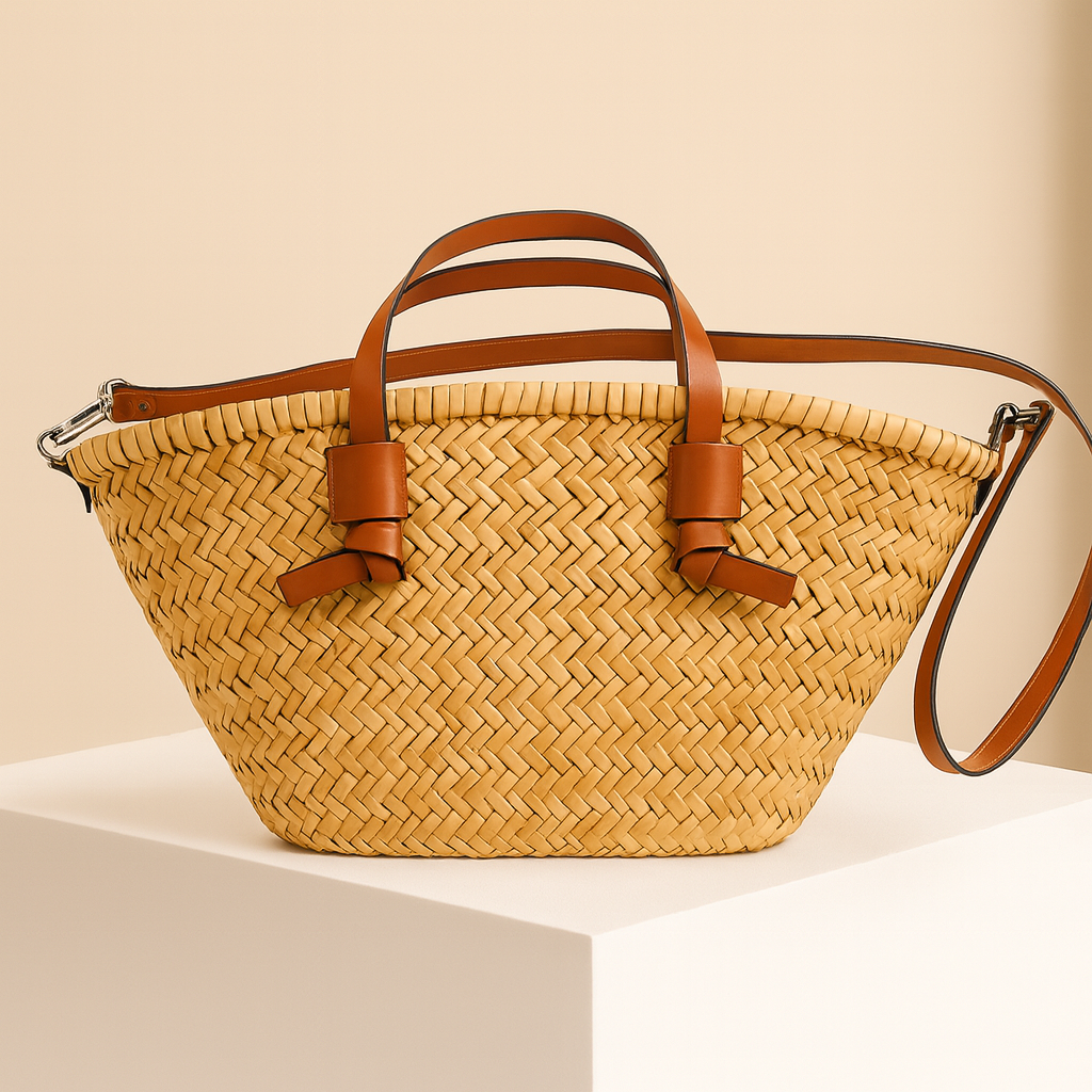 Carla | Wicker shoulder bag