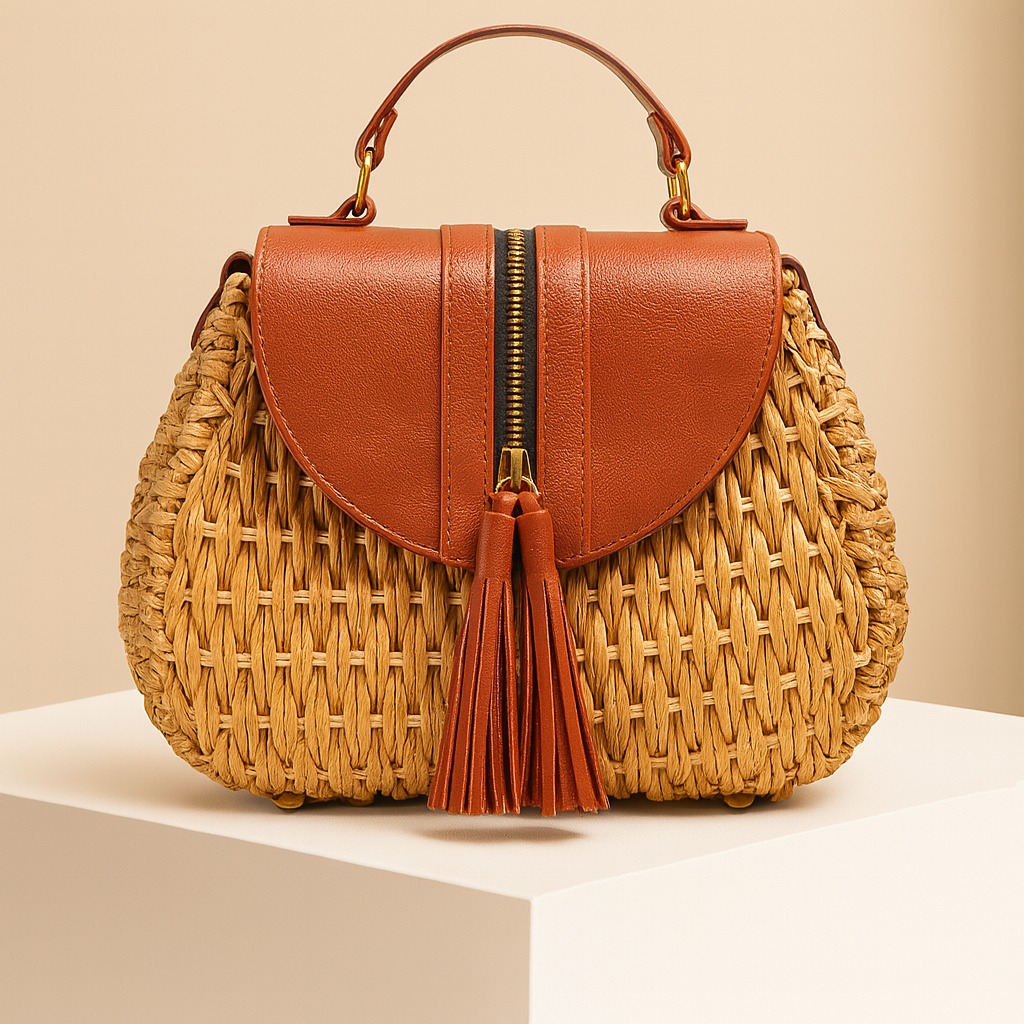 Florence | Mini straw crossbody bag
