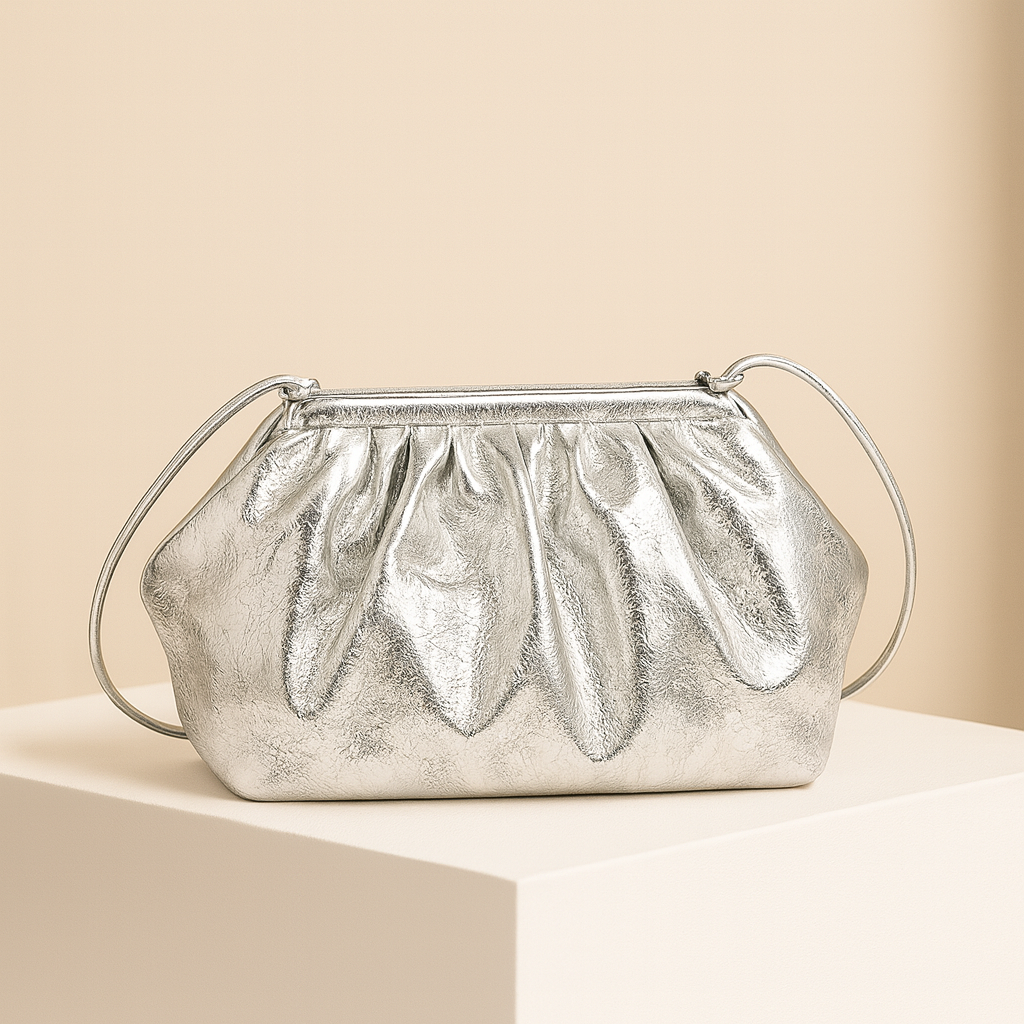 Colette | Silver Crossbody Bag