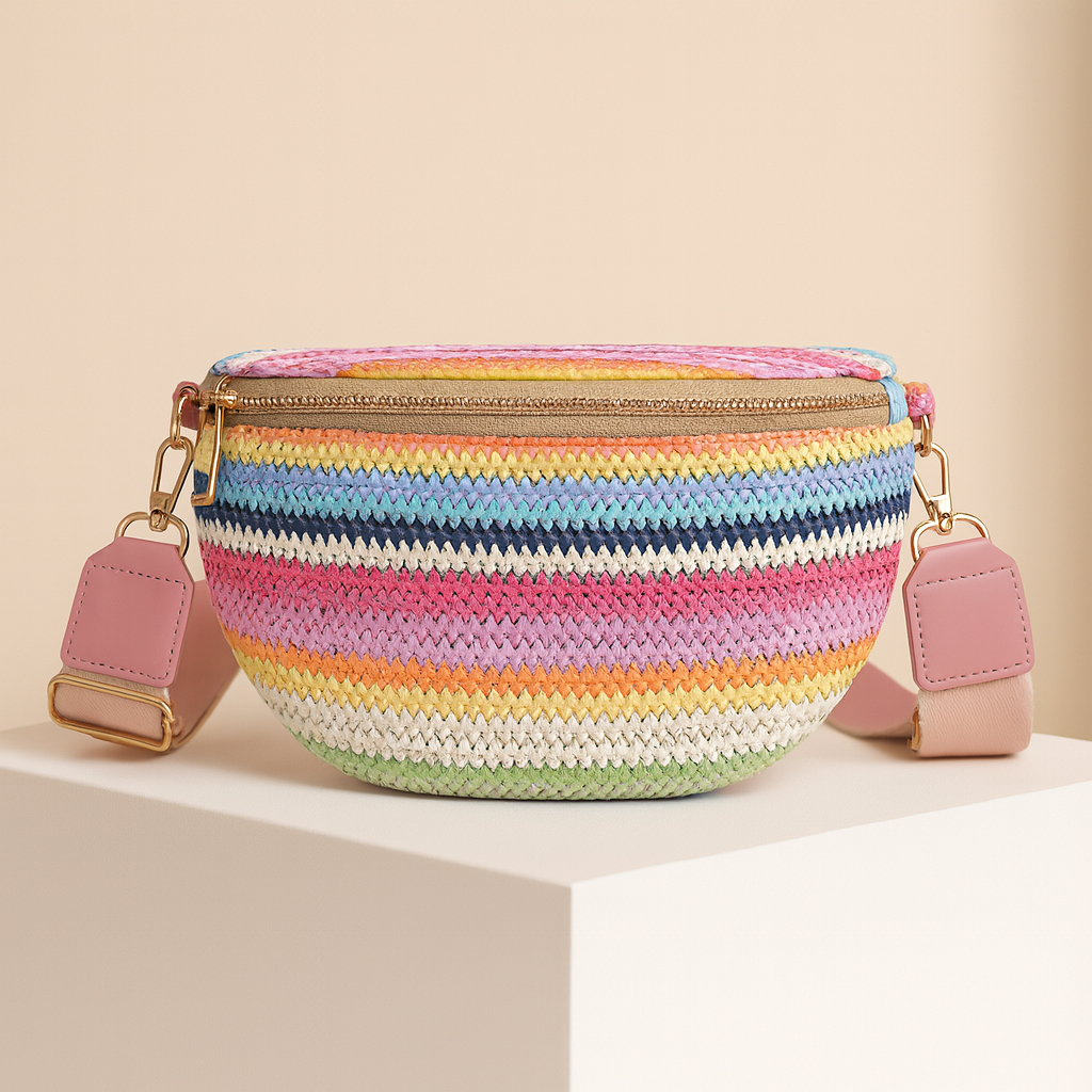 Amira | Straw Crossbody Bag