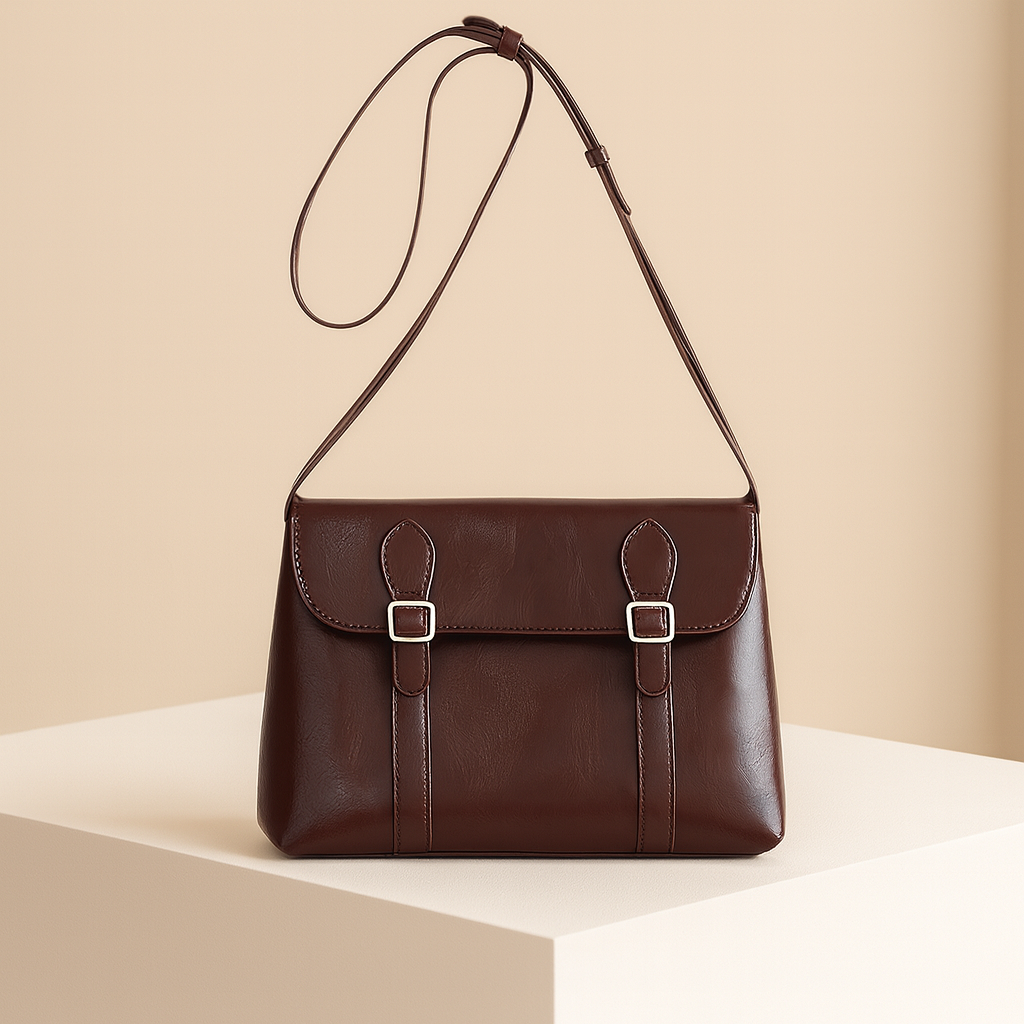 Natacha | Leather crossbody bag
