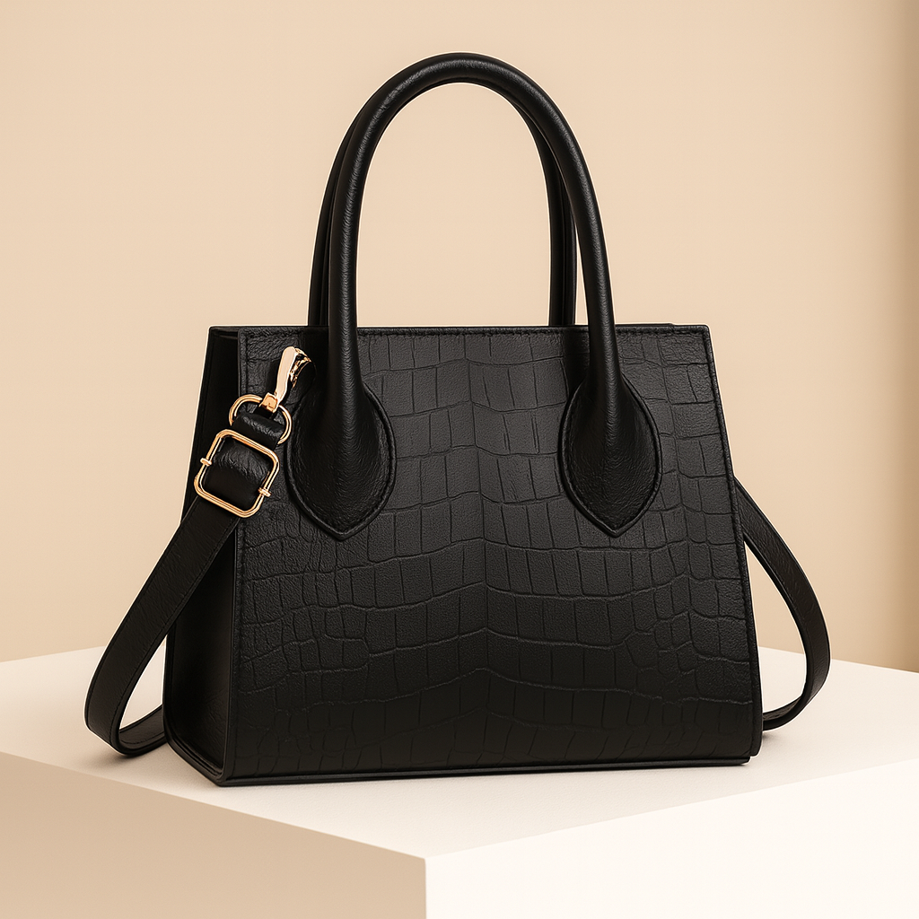 Énora | Black Mini Shoulder Bag