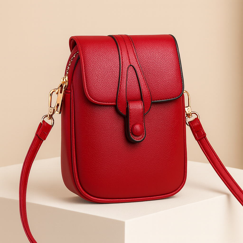 Yamina | Mini Red Crossbody Bag