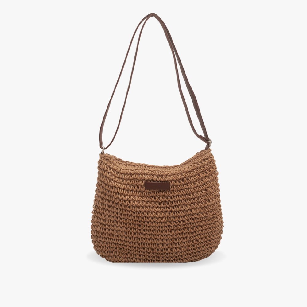 Straw Crossbody Shoulder Bag