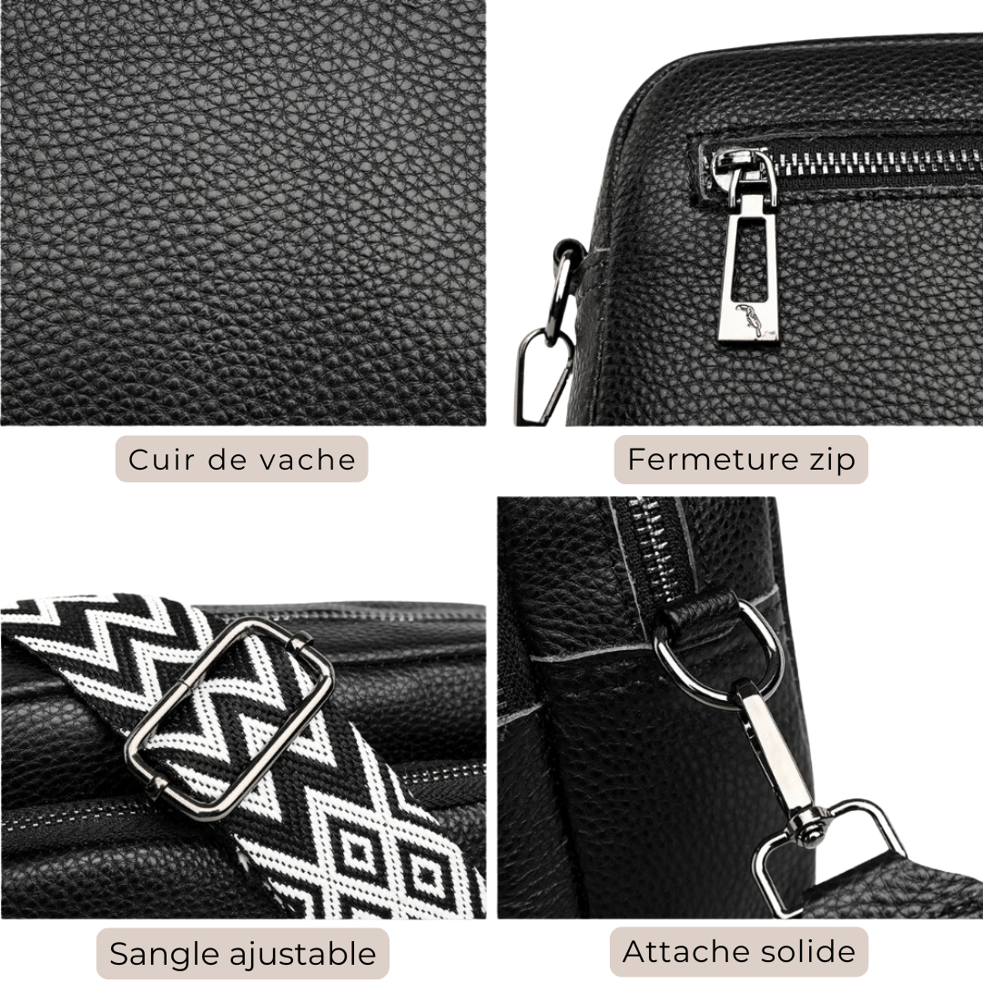 Eva | Mini Leather Crossbody Bag