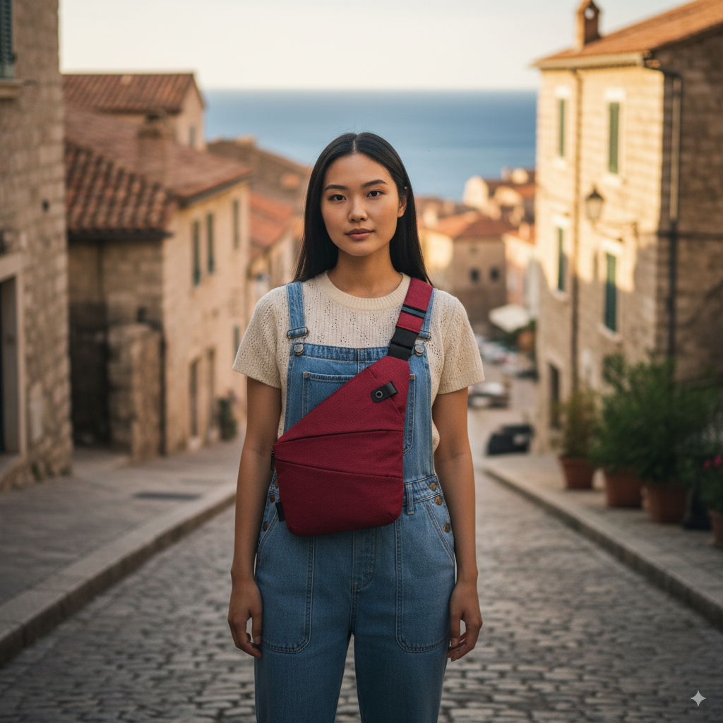 Nadia | Red Crossbody Bag