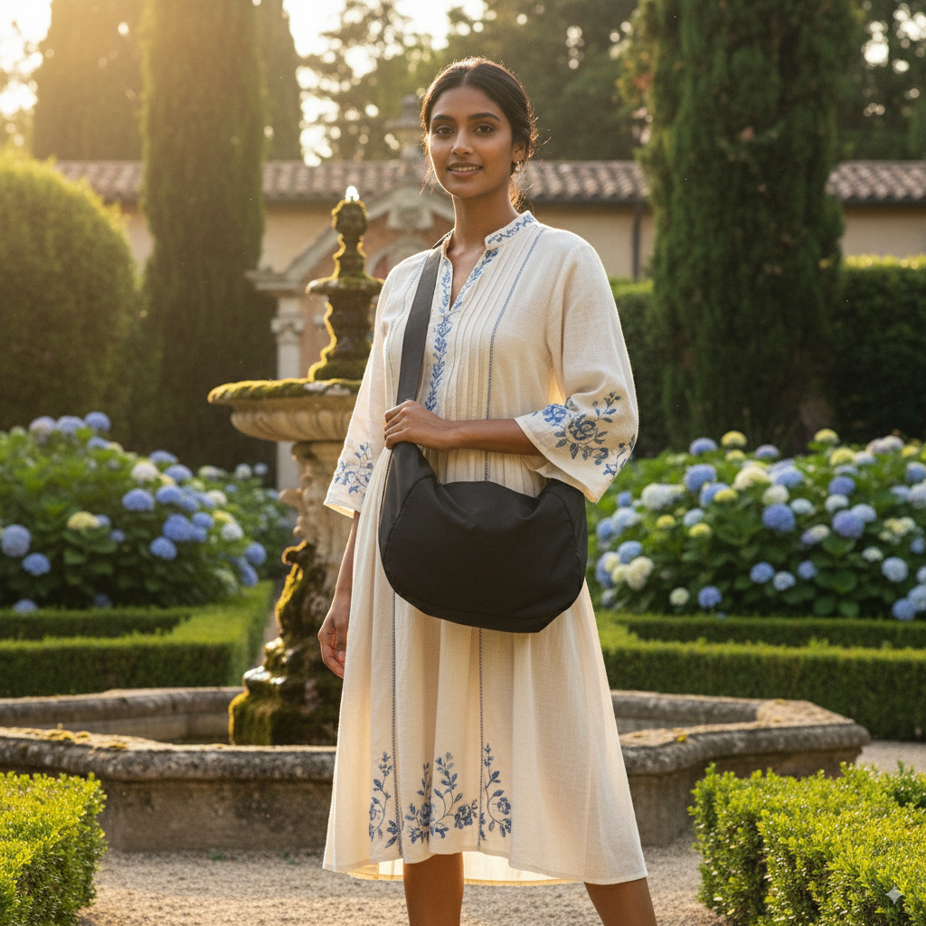 Béatrice | Crescent Crossbody Bag