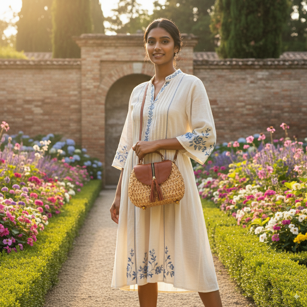 Florence | Mini straw crossbody bag