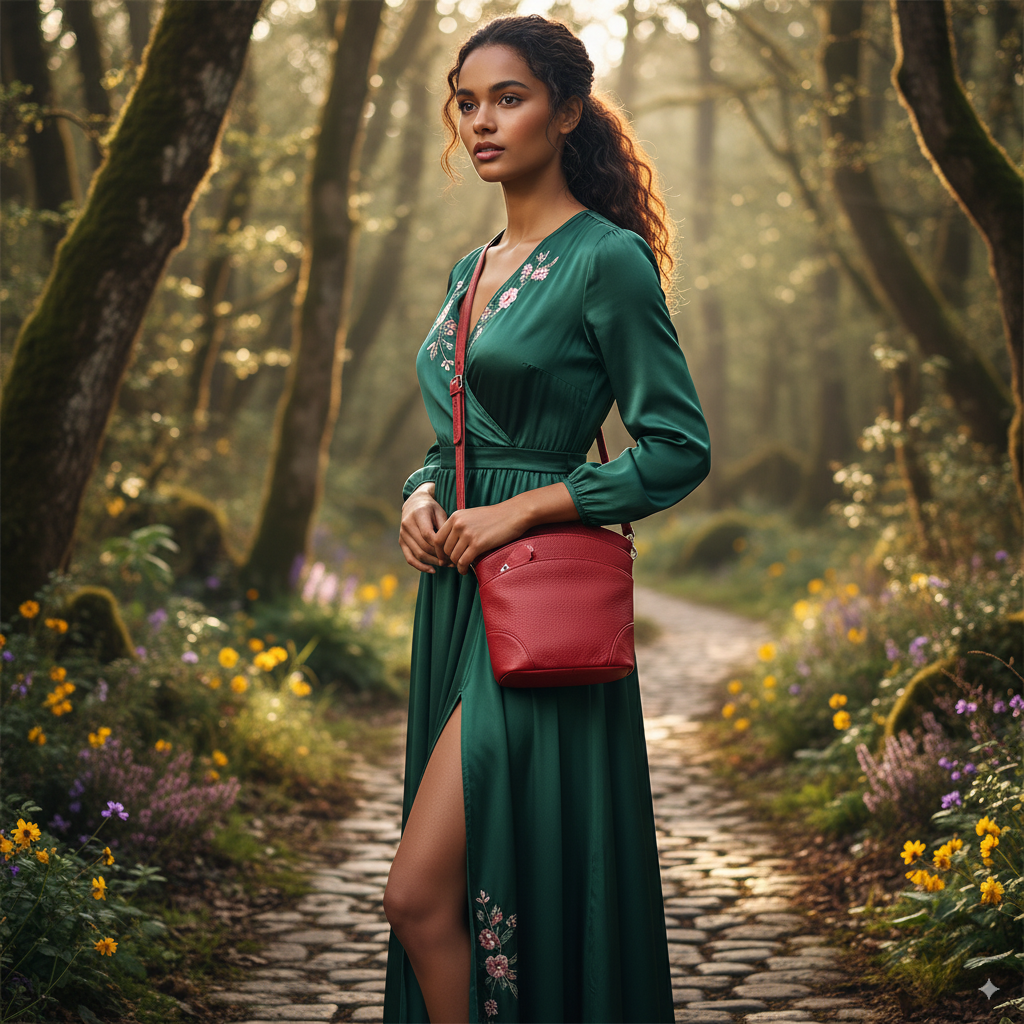 Mélissa | Red Crossbody Bag