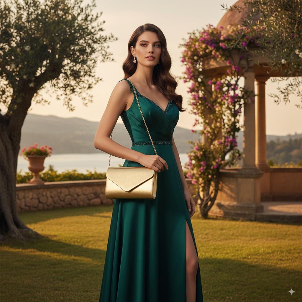 Marthe | Gold crossbody bag