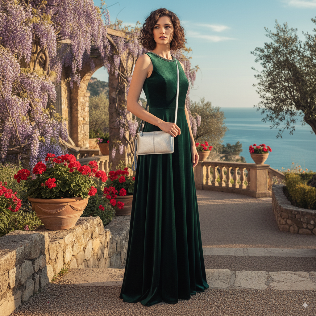 Patricia | Silver Rectangle Crossbody Bag