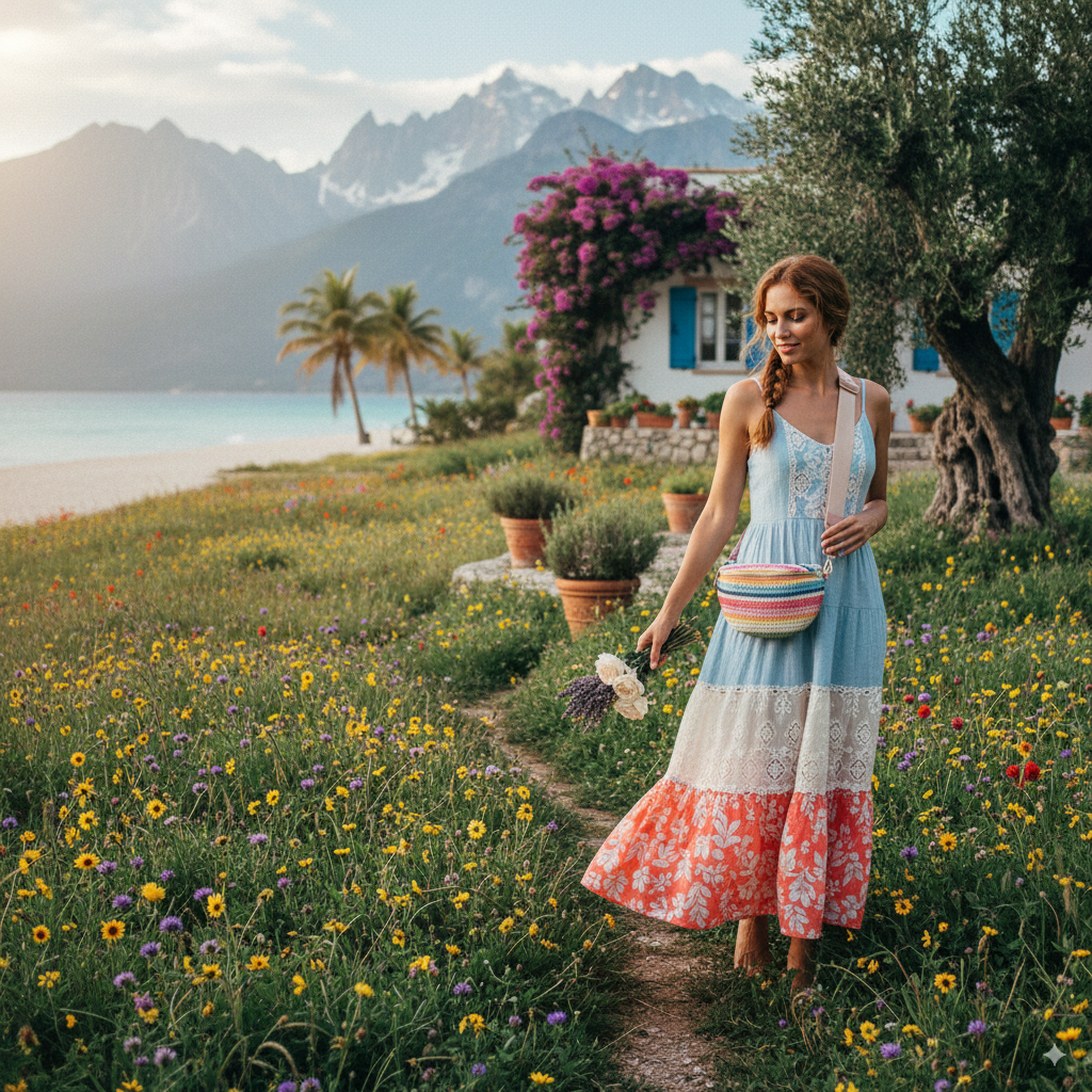 Amira | Straw Crossbody Bag