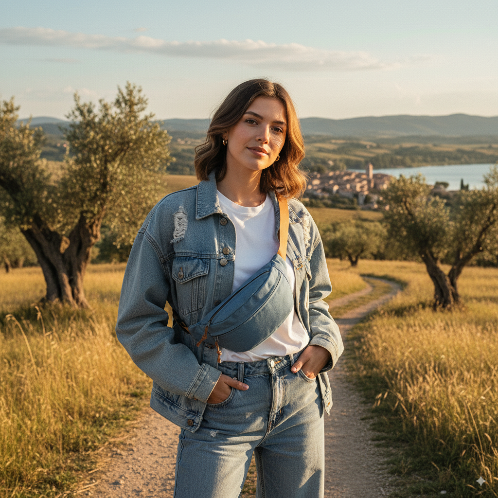 Yasmina | Denim Crossbody Bag