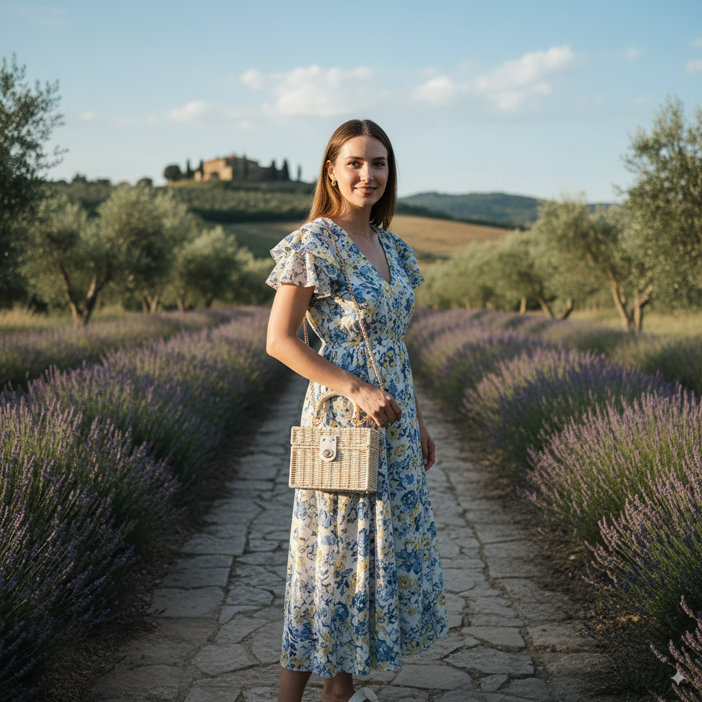 Sabrina | Vintage Straw Crossbody Bag