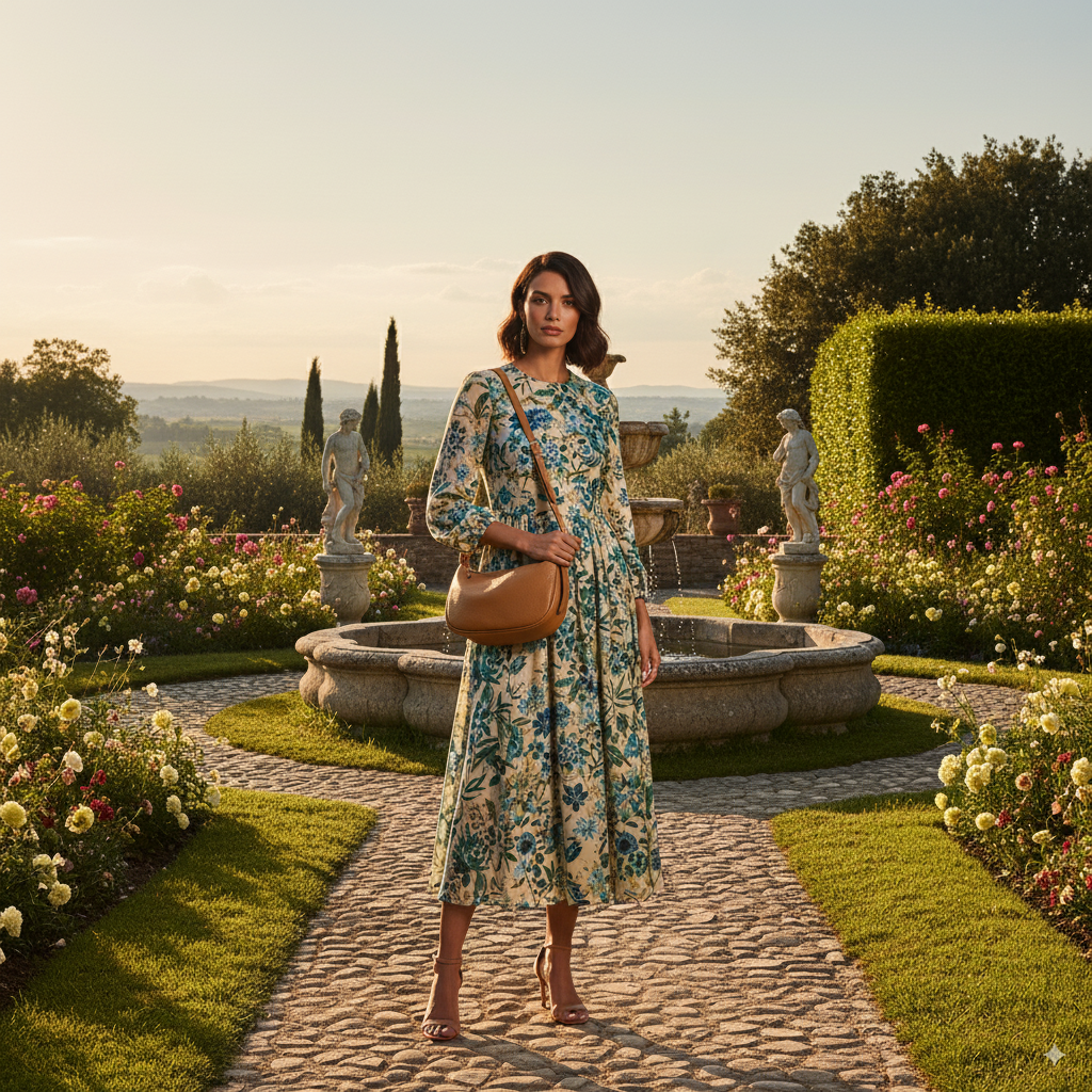 Louisa | Camel Leather Crossbody Bag