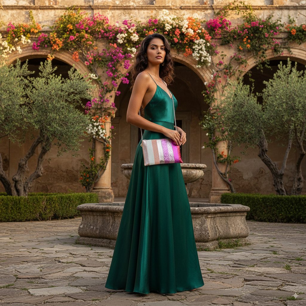 Clémence | Pink summer crossbody bag