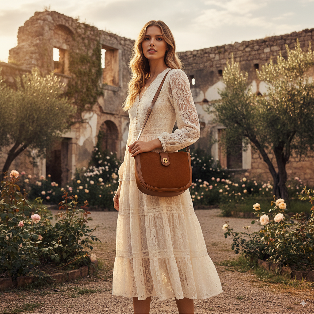 Gaëtane | Mini Suede Crossbody Bag