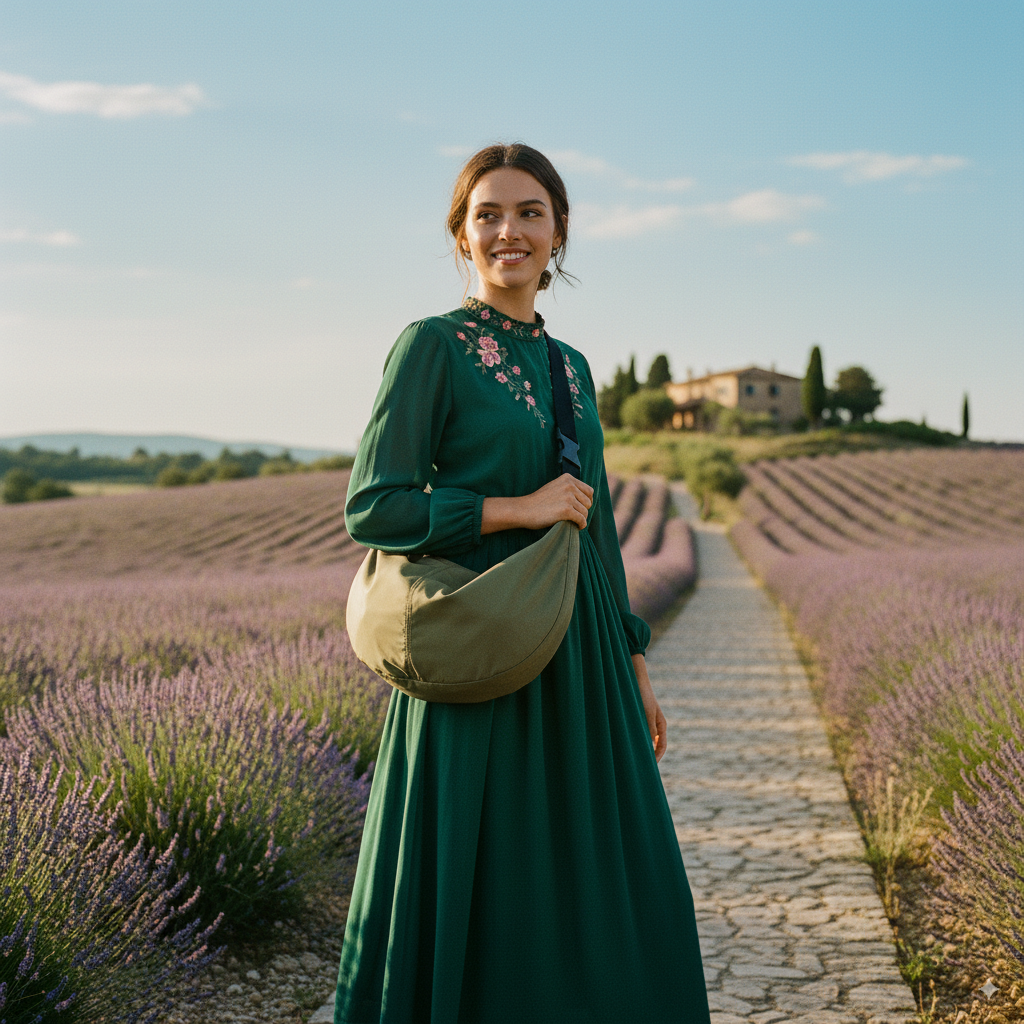 Mélodie | Crescent Crossbody Bag