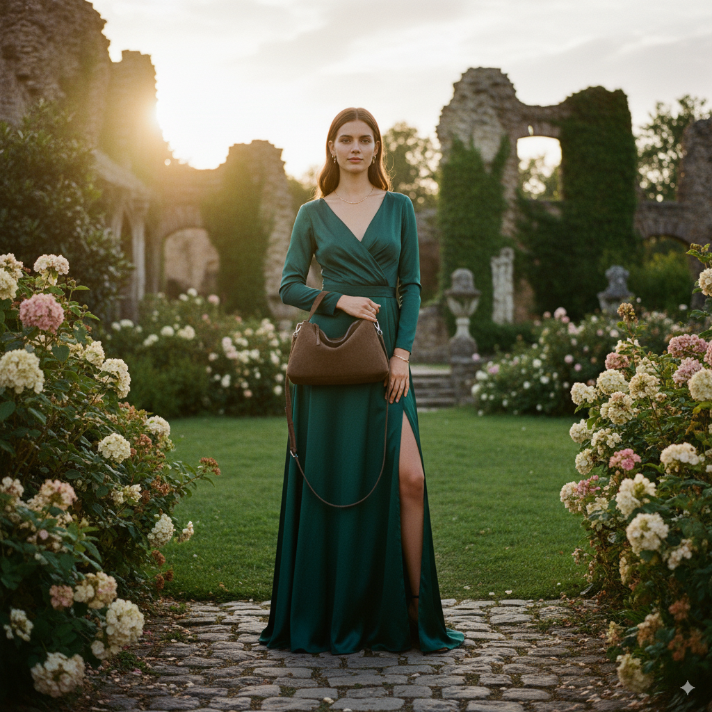 Sidonie | Suede Crescent Crossbody Bag