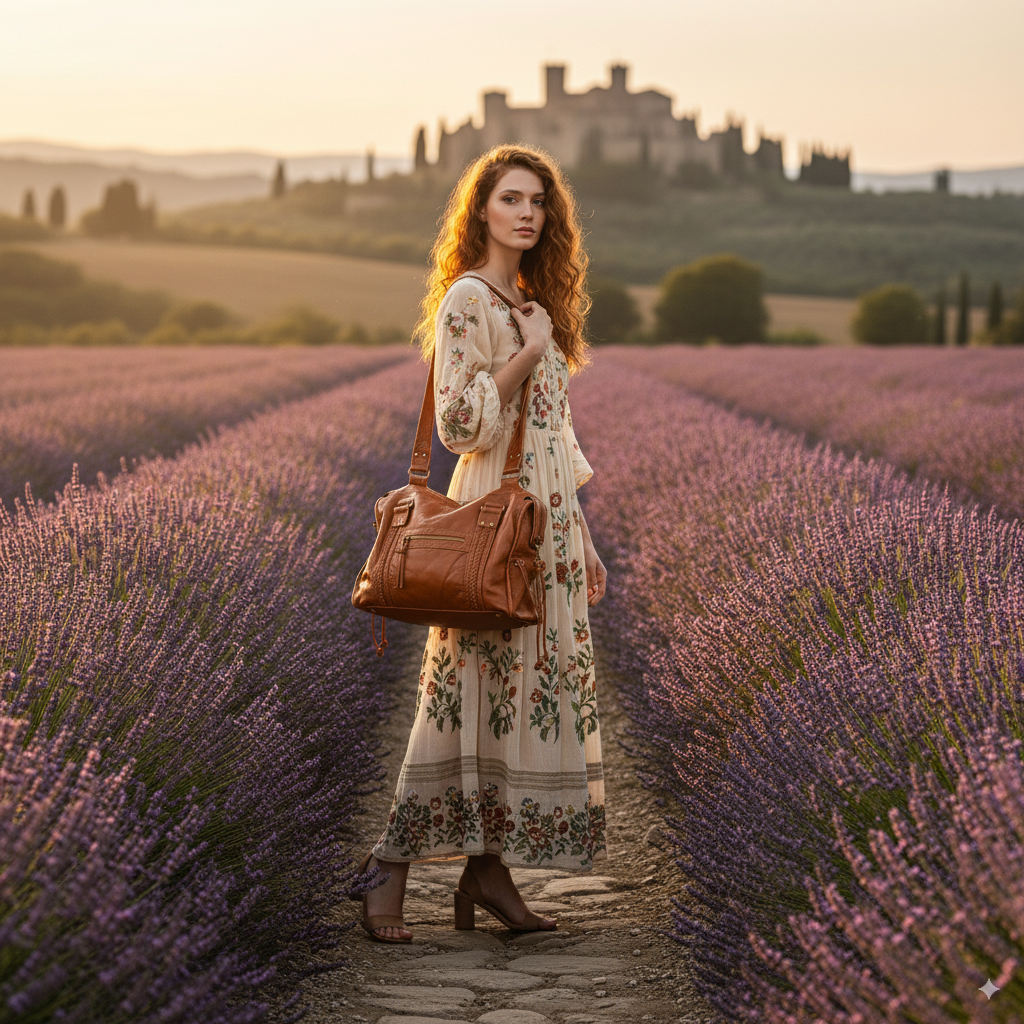 Zineb | Vintage Leather Crossbody Bag