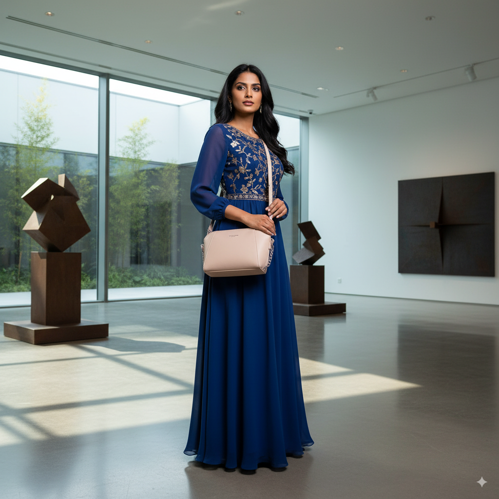 Nora | Pink Leather Crossbody Bag