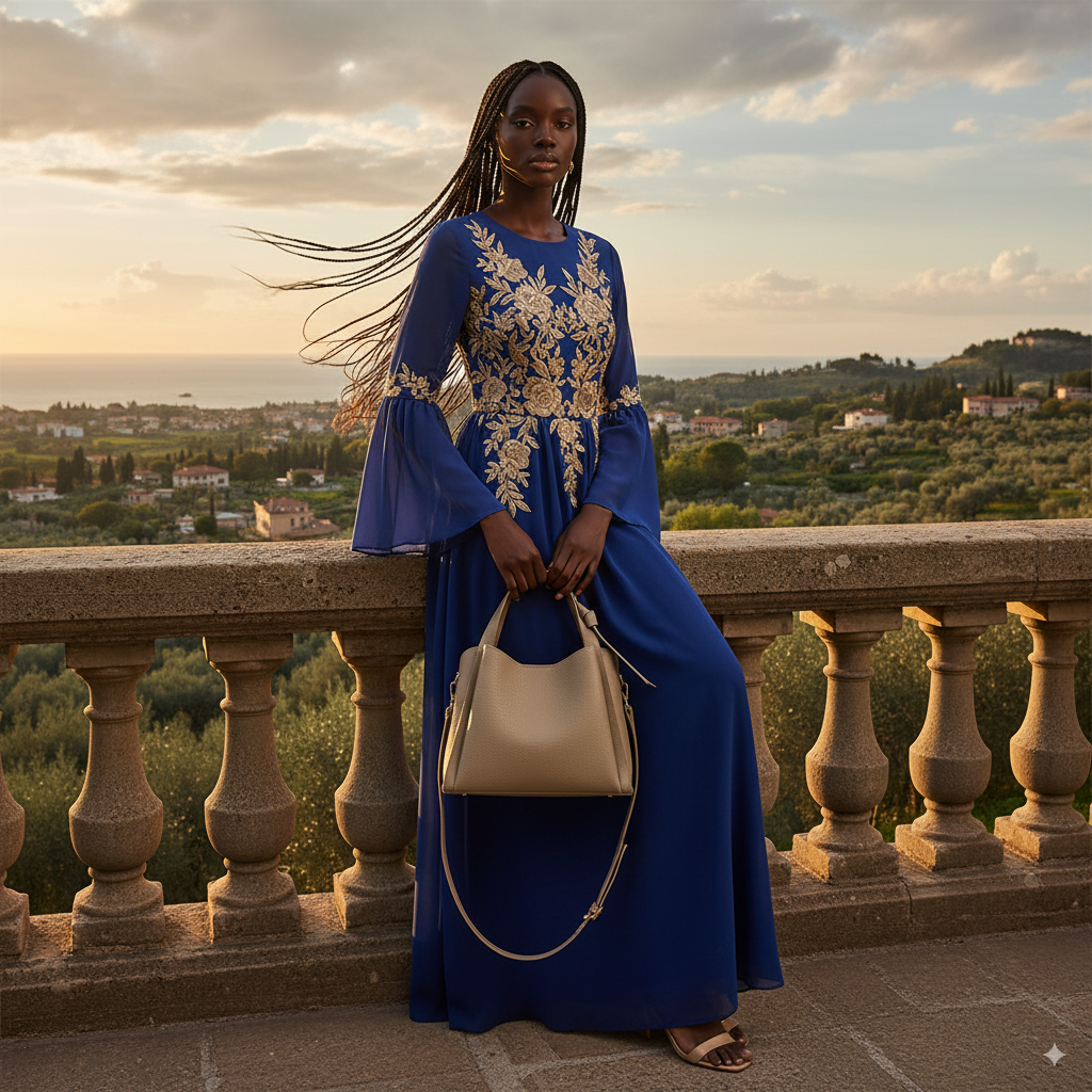 Stéphania | Leather Bucket Crossbody Bag