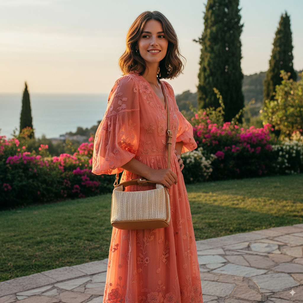 Mirella | Mini Straw Crossbody Bag