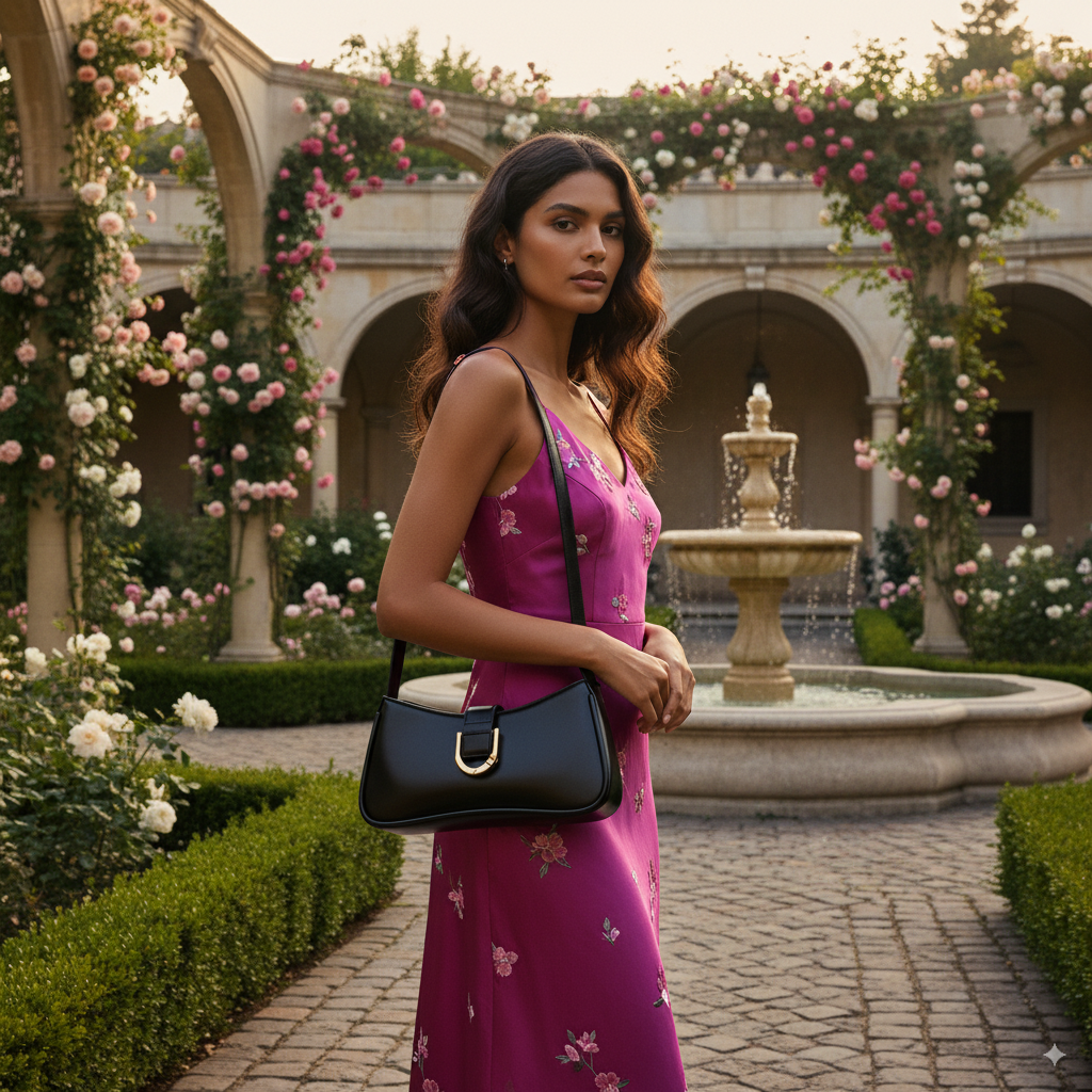 Marianne | Mini crescent shoulder bag