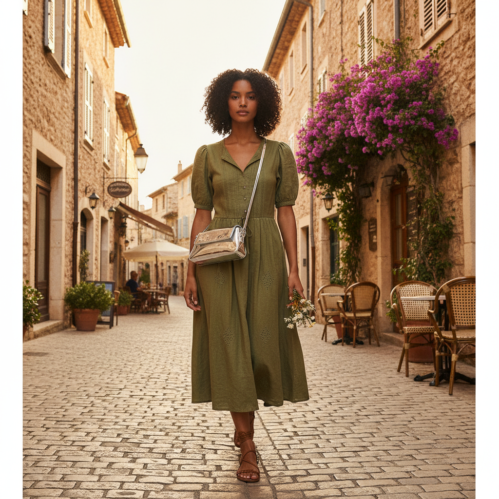 Valérie | Silver shoulder bag